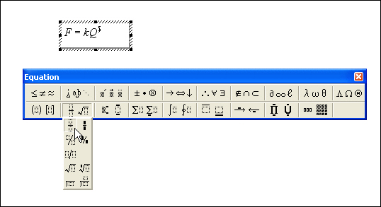 insert equation in word keyboard shortcut control f9